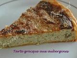 Tarte grecque aux aubergines