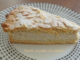 Tarte ricotta et citron