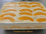 Tiramisu aux pêches