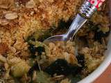 Crumble de courgette  Cajun 