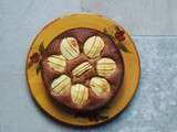 Gâteau  rustique  aux pommes, sarrasin et huile d'olive