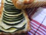 Tartelettes de courgette et chèvre frais