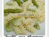 Fusilli aux Asperges Vertes, Crème aux Oeufs et Pecorino