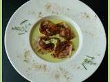 Velouté d’Avocat Froid à la Pancetta Croustillante et petite séquence Nostalgie