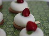 Strawberries & Cream (mini entremets fraise, menthe et yaourt)