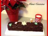 Buche de Noel Chocolat Chocolat caramel coeur croquant chocolat praliné