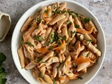 Penne à la crème de saumon Cookeo