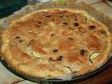 Quiche aux champignons et courgettes