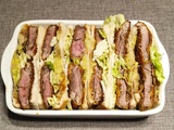 Porc sauce tonkatsu en sandwiches