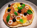 Tartine à la tomate