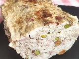 Terrine au poulet et aux pistaches