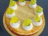 Cheesecake classique au citron vert