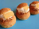 Choux crémeux Dulcey et Chantilly