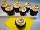 Cupcakes chocolat arachides