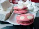 Macarons 'princesse' au chocolat blanc