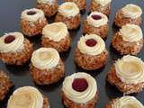 Mignardises coco, framboise et citron