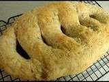 Pain aux herbes de Provence, huile d'olive et parmesan