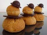 Religieuses caramel-chocolat