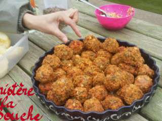 Boulettes de pique-nique au quinoa et aux herbes