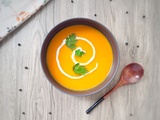 Soupe carottes gingembre ultra facile