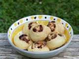 Petits pains chocolat-raisins