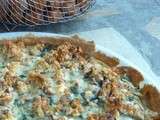 Tarte aux blettes, feta et noisettes