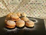 Whoopies pies au chocolat blanc spéculoos