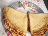 Crêpes sucrées et une idée de garniture