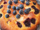 Gâteau aux myrtilles, citron et amandes d'ottolenghi