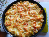 Gratin de chou-fleur/raclette