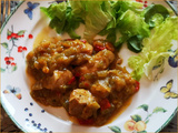 Poulet mijoté aux légumes