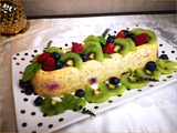 Savarin citron et fruits rouges