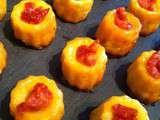 Mini Cannelés salés Chorizo et comté