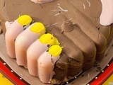 Entremets chocolat noisette