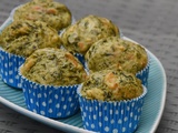 Muffins saumon épinards