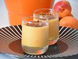 Petits flans d'abricots au sirop de verveine &citronner