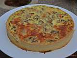 Quiche aux lardons et champignons