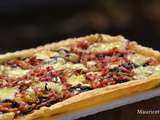 Tarte fine aux Courgettes, lardons et Fromage ail et fines herbes