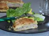 Tourte au foie gras et magret de canard* (pâte feuilletée maison)