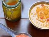 Soupe indienne aux lentilles corail