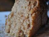 Gâteau aux pommes râpées, amandes & cannelle