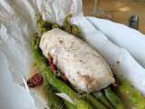 Cabillaud en Papillote Aux Asperges Vertes