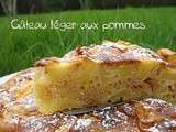 Gâteau léger aux pommes (selon ww) et Sandrine