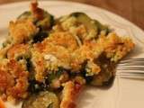 Crumble de courgettes