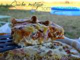 Quiche rustique tomate, origan