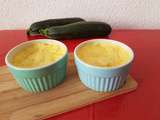 Flans de courgettes au curry