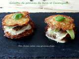 Galettes de Pommes de Terre et Cacouyard comme un Hamburger