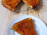 Tarte tatin d'abricots et romarin