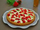 Tarte aux fraises et basilic