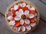 Tarte chamallow-fraises